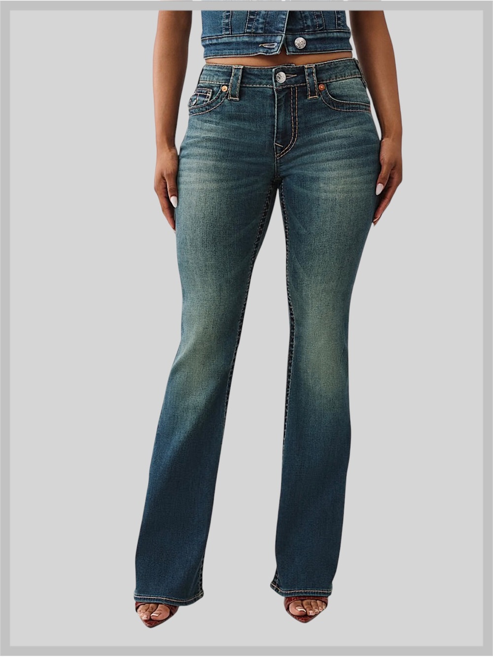 True Religion Becca Mid Rise Bootcut Jean - Picture 14 of 16
